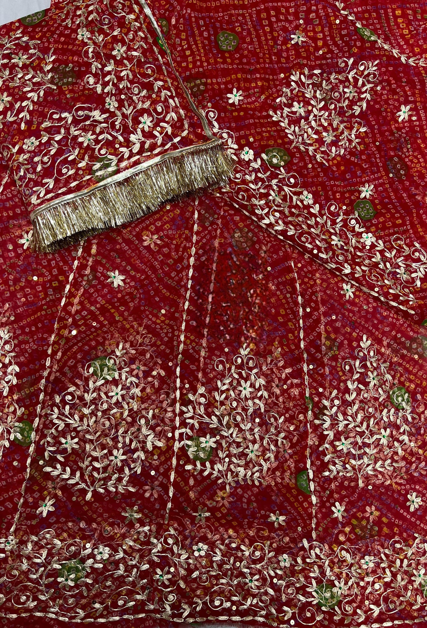 Humrai pure bandej Samundar Laheria PITRAN Resham Kasab work beautiful poshak