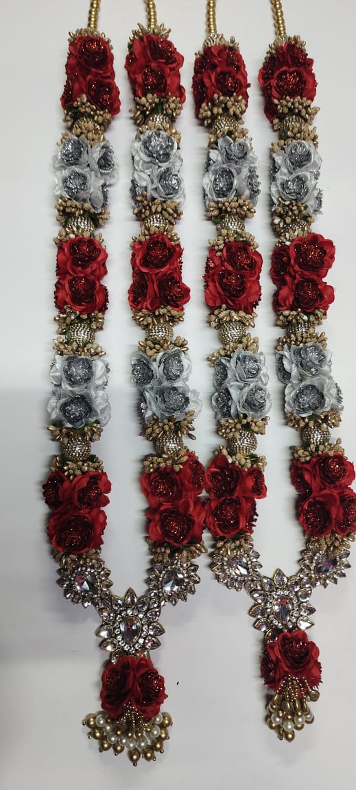 Varamala Wedding Garland for Bride & Groom – Elegant Floral Set (Pack of 2) 💐