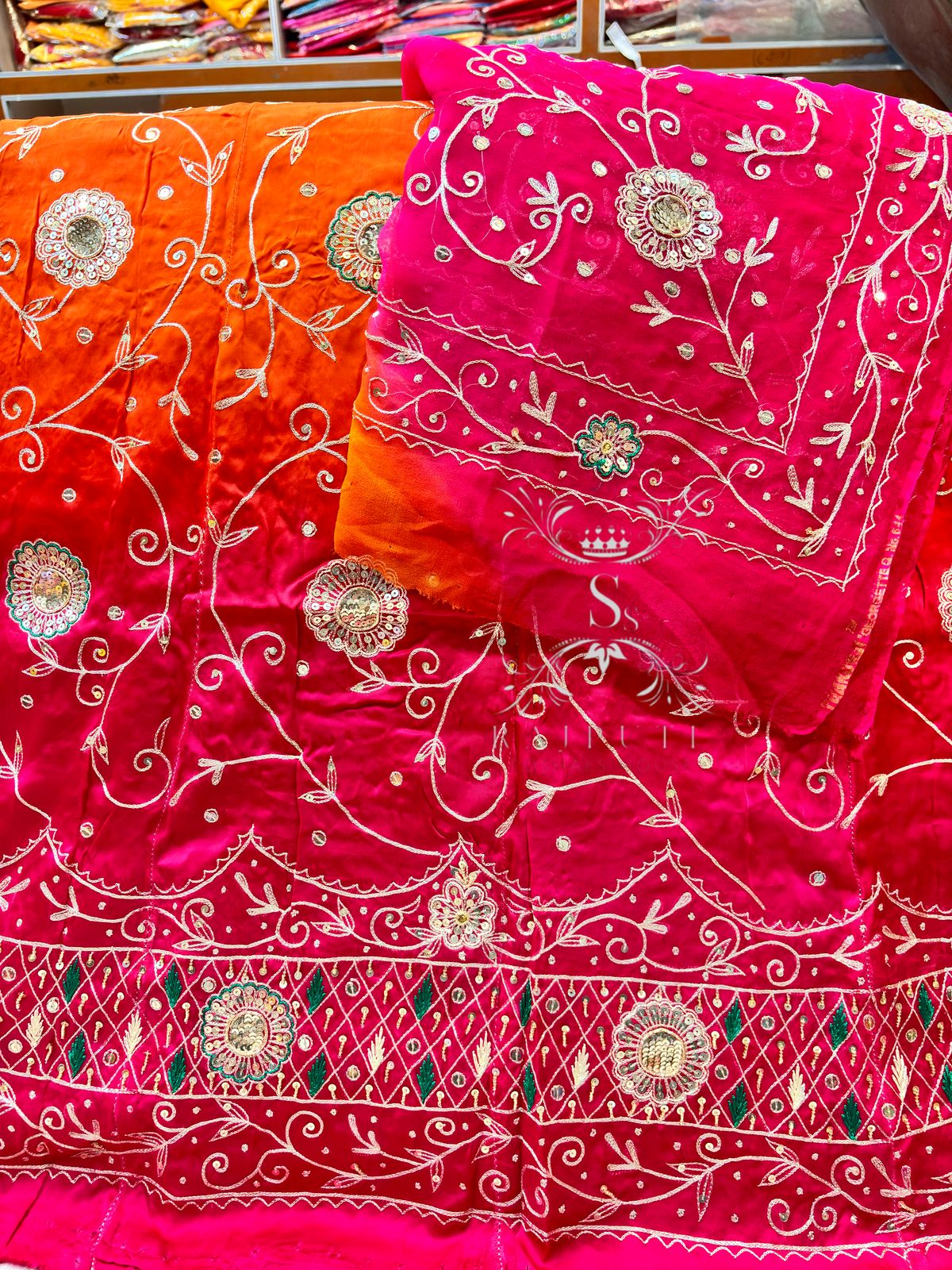 Beautiful handcrafted Rajasthani poshaks