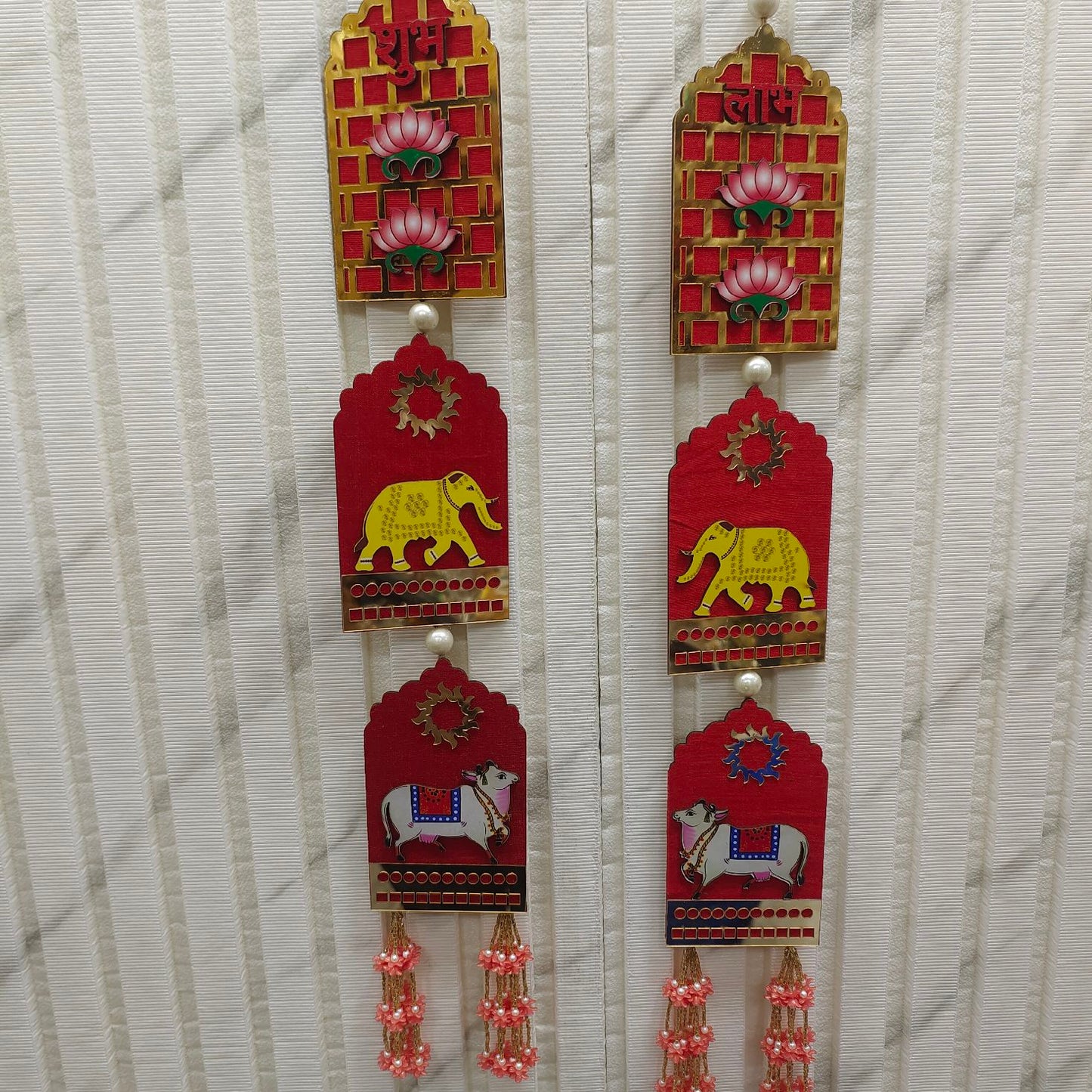 Elephant Kamdhenu cow designer hanging