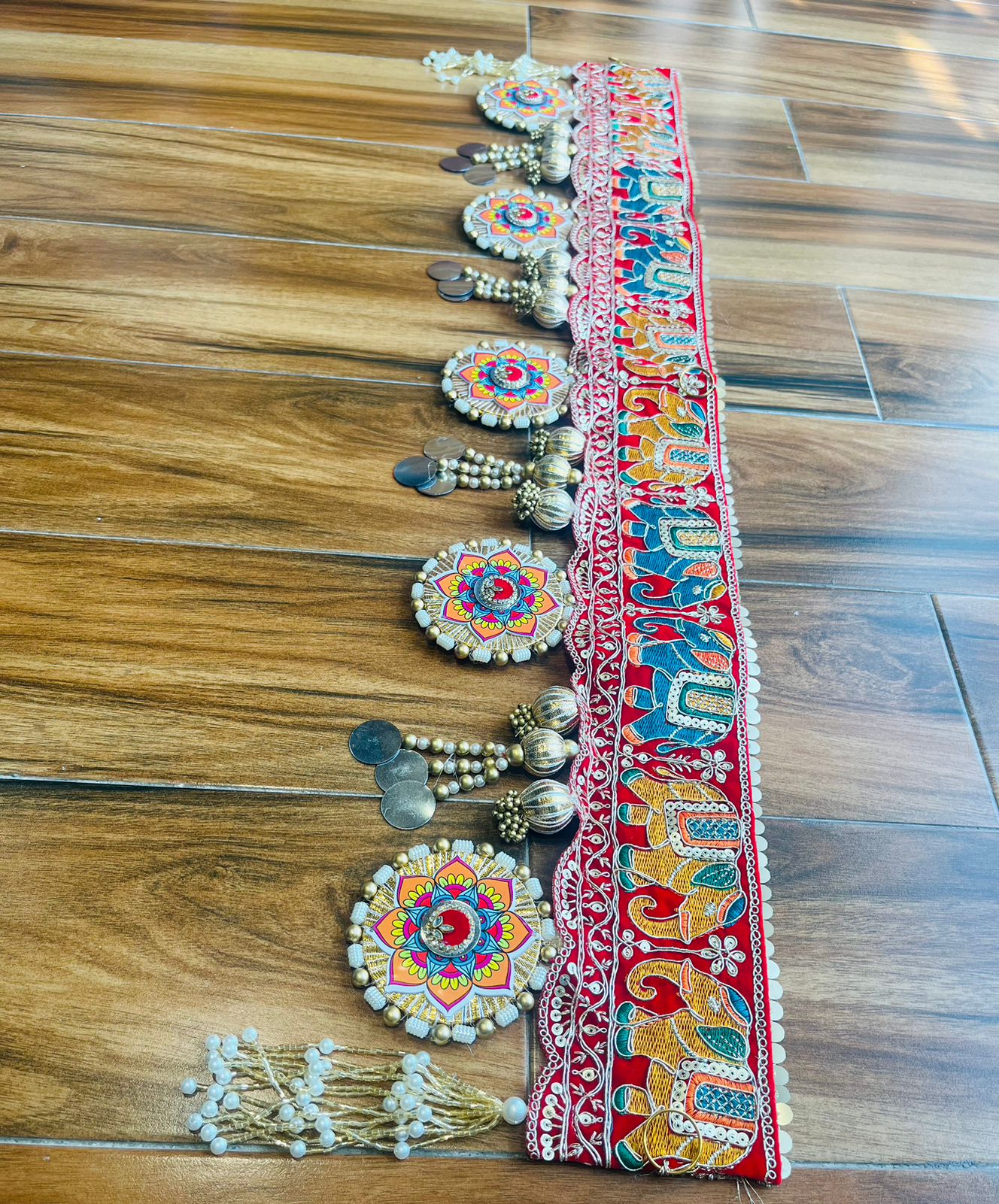 Elegant elephant design heavy designer Bandarwal/Toran 40"inch