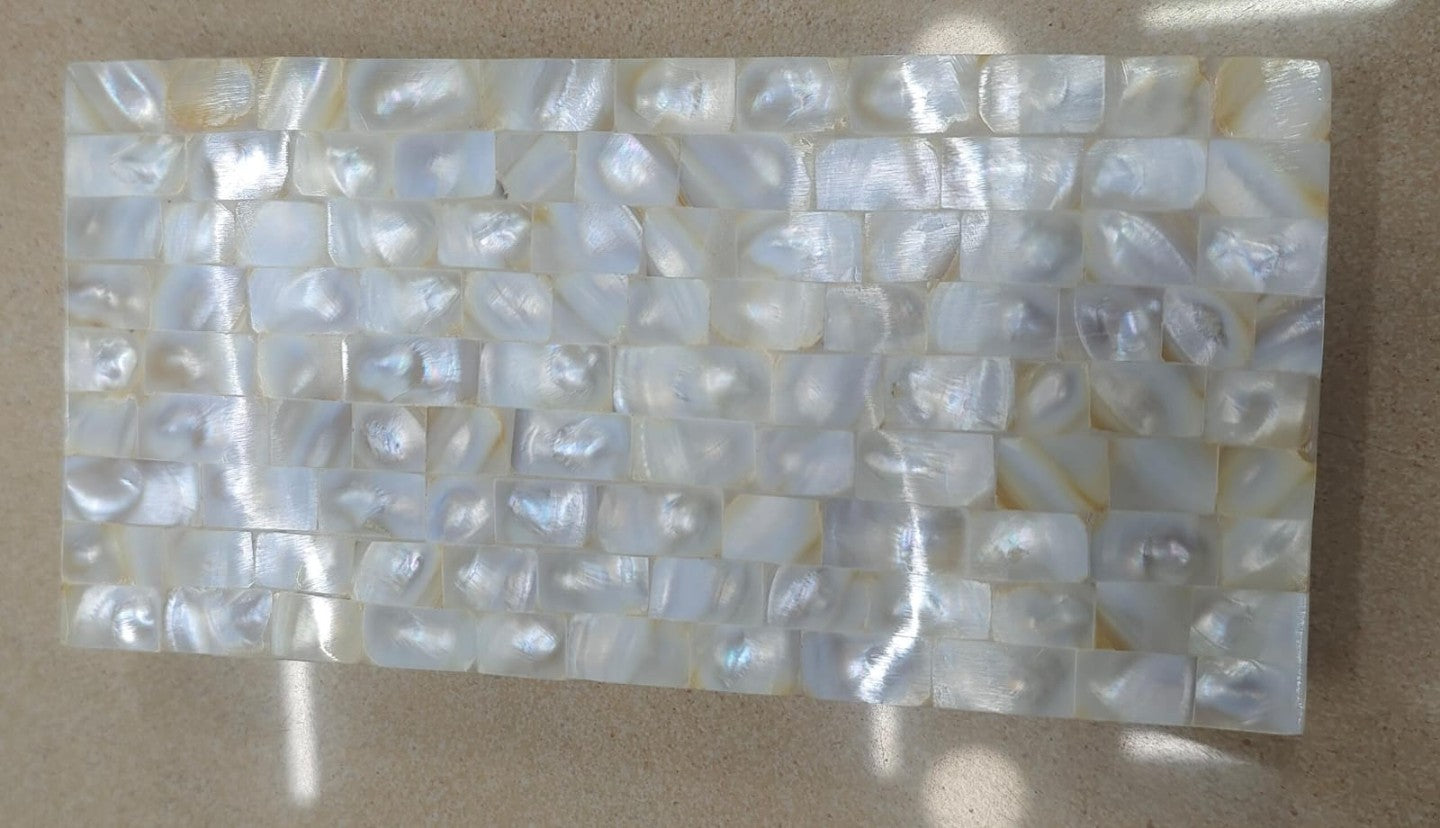 Elegant Mother of Pearl Gaddi Box Decorative Money Box for Weddings & Festive Gifting