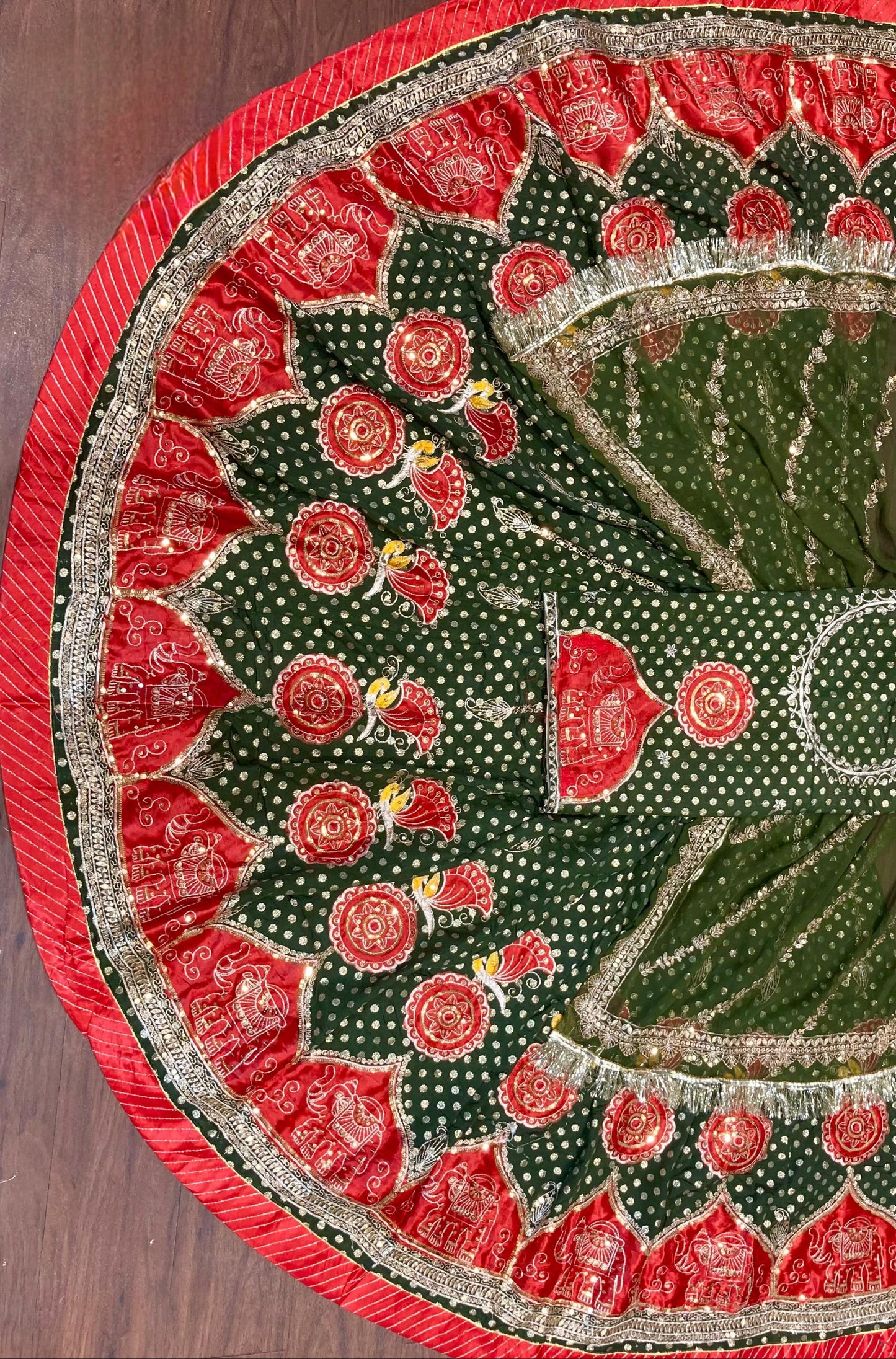 FANCY SOFT Banarsi FABRIC with Pure Odhani in New Colours Botique SATIN PATCH work beautiful Rajputi poshak