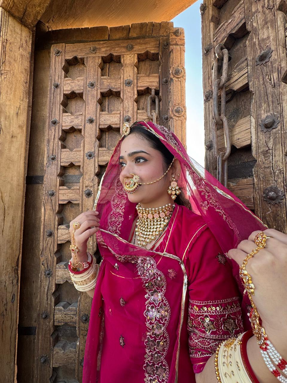 Karwa chauth special traditional Rajasthani elegant poshak