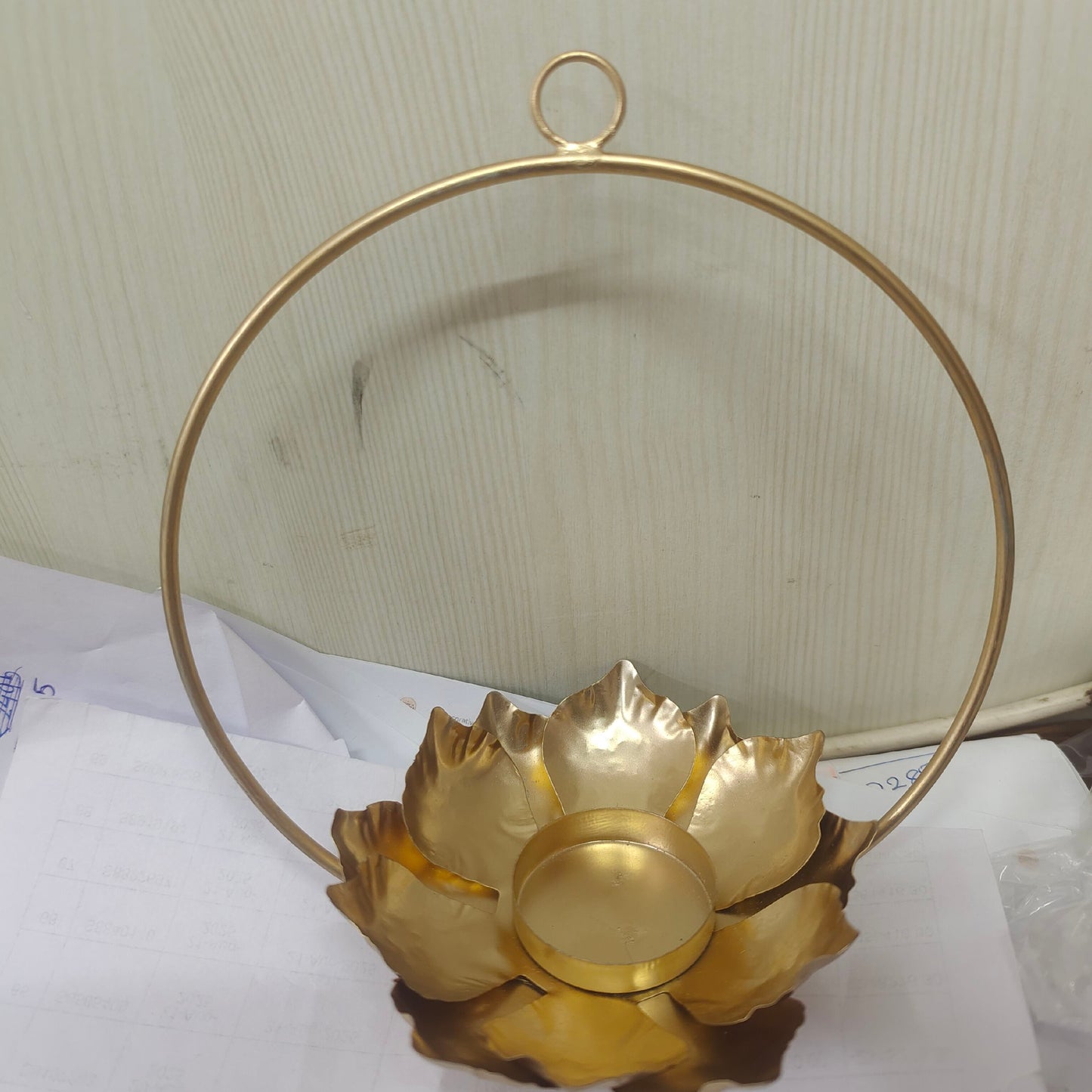 "Light up your festive moments with these beautiful round shape 6 inch hanging lotus lights 🪔" pack of 2