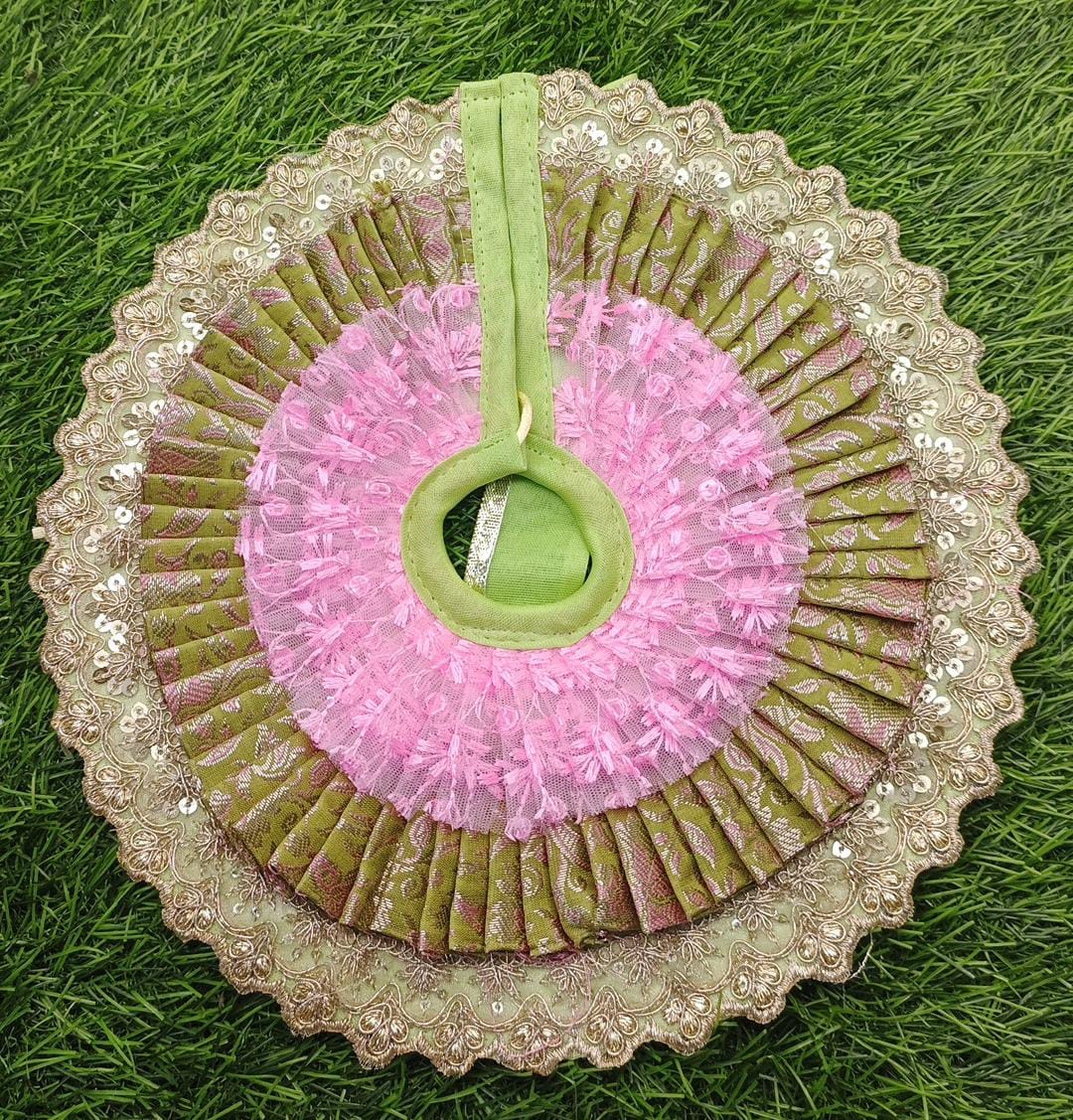 Designer heavy Ladoo gopalji poshak 6 inch pack of 2 poshak