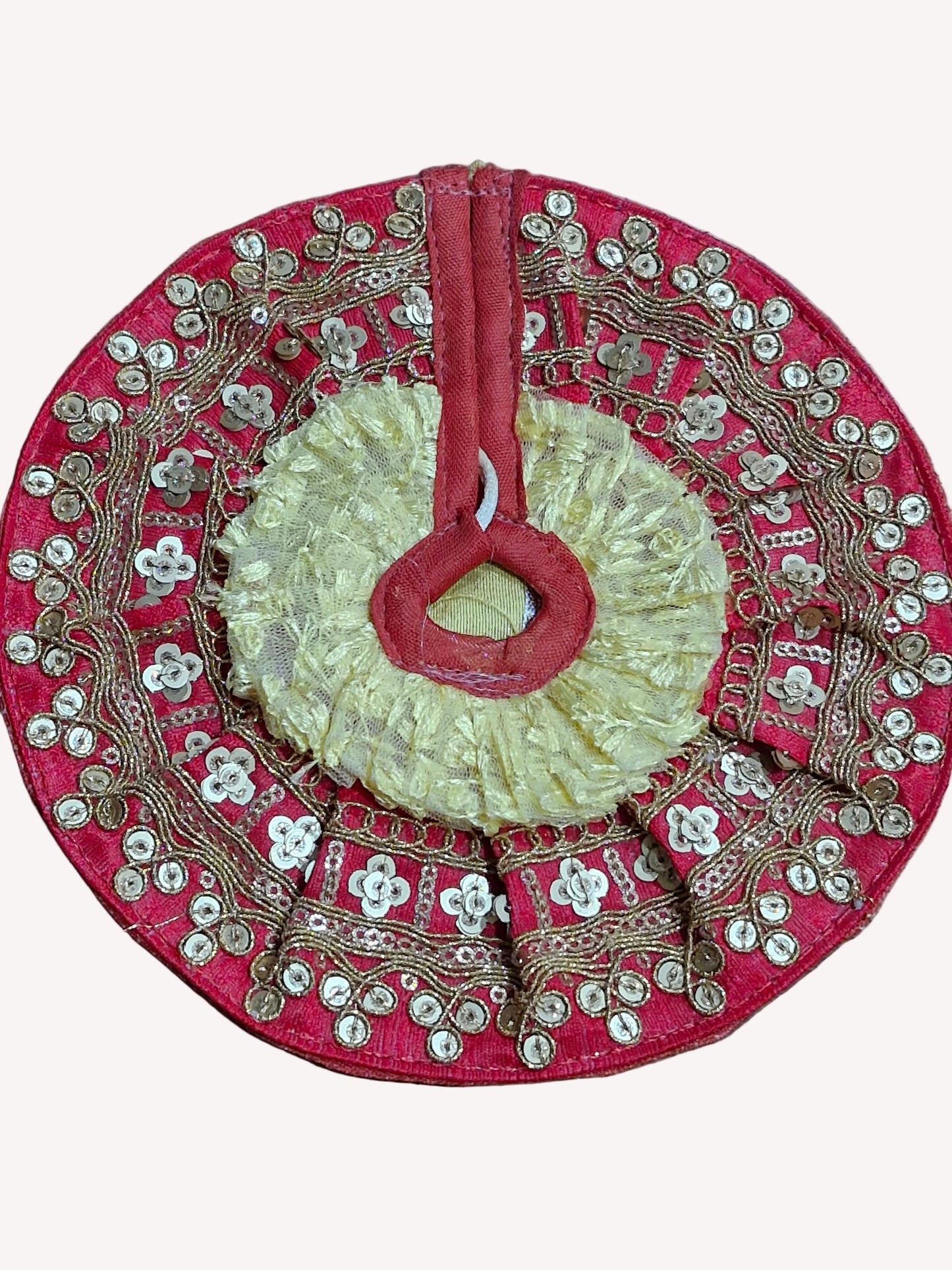 Designer sequence work ladoo gopalji beautiful poshak 6inch