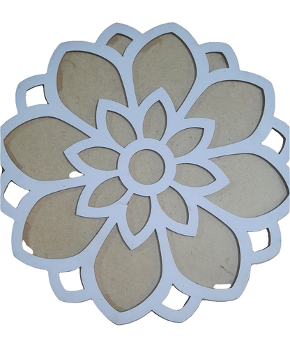 12 inch reusable rangoli stencil for pooja room and mandir decoration