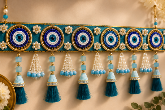 Premium Evil Eye Designer Bandhanwar/Toran for Main Door (40 Inch)