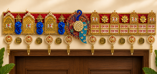 Ram Ram Designer Bandhanwar/Toran for Main Door (40 Inch)