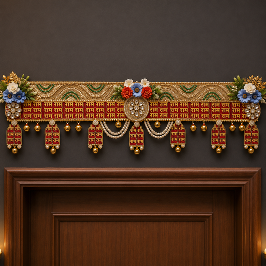 Heavy Designer 108 Ram Ram Bandhanwar for Home Entrance – 40 Inch