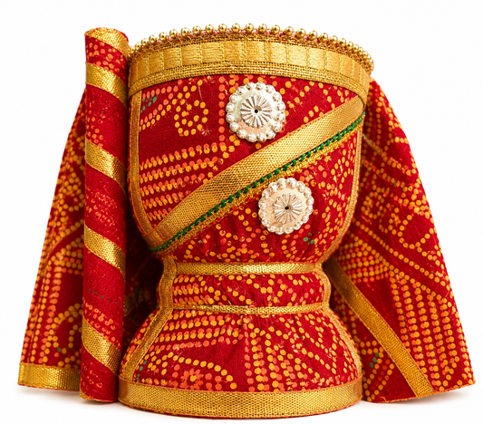 Traditional Ukhal Musal Chhajhla Set for Wedding & Pooja Rituals  (2 Chhajhla, 1 ukhal, 2 Musal set)