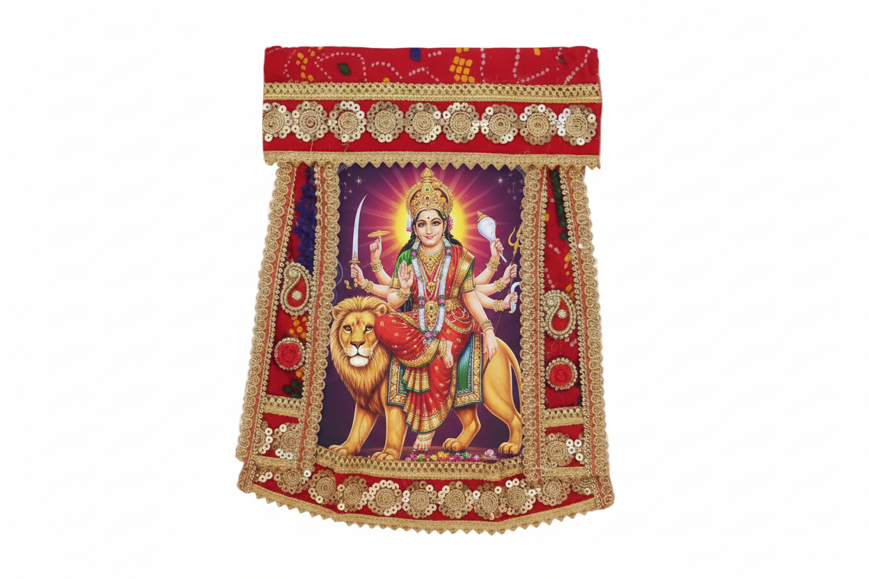 Mata Rani /Dadi ji Bandhej Chunri Poshak | Traditional Bhandhej Mata Ki Chunri Dress