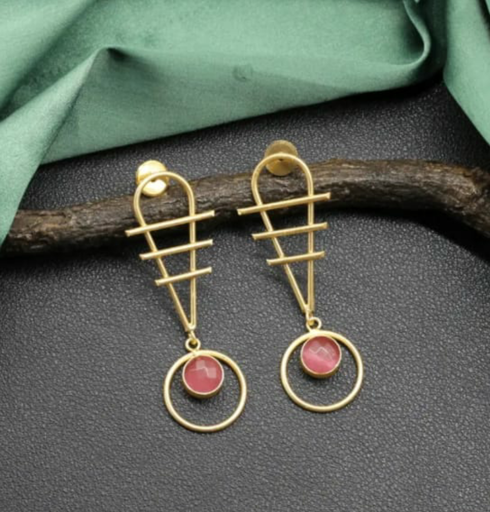 Geometric Statement Earring