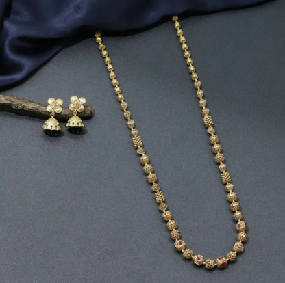 Antique Mala with Earring