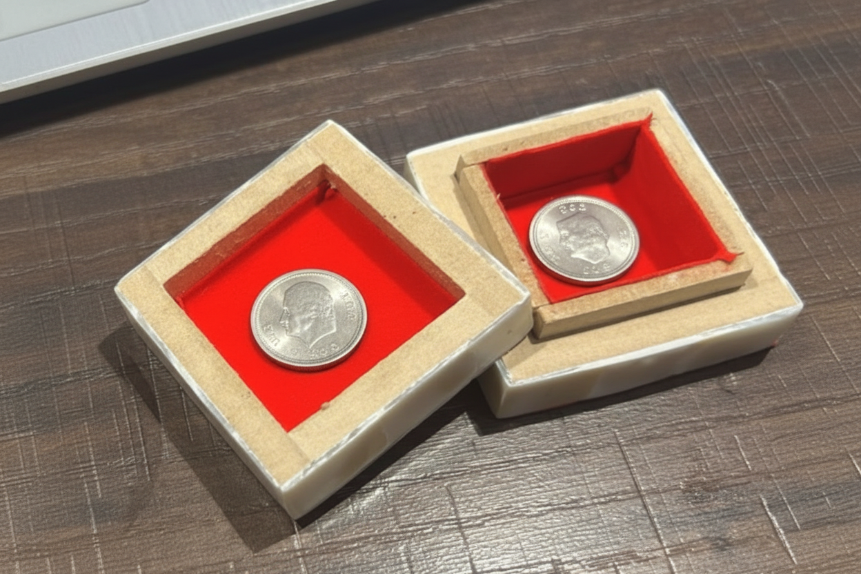 Elegant Handcrafted Mother of Pearl Box – Single Piece