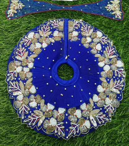 Janmashtami special heavy designer poshak 4 inch