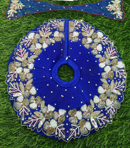 Janmashtami special heavy designer poshak 4 inch
