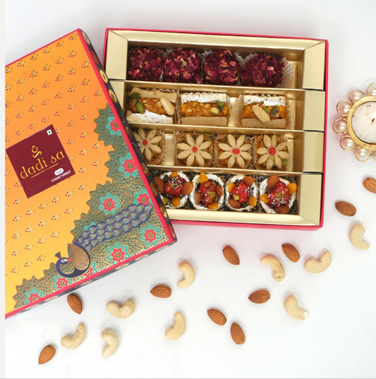 Bhai dooj special Assorted dryfruits fancy sweet box 500gm