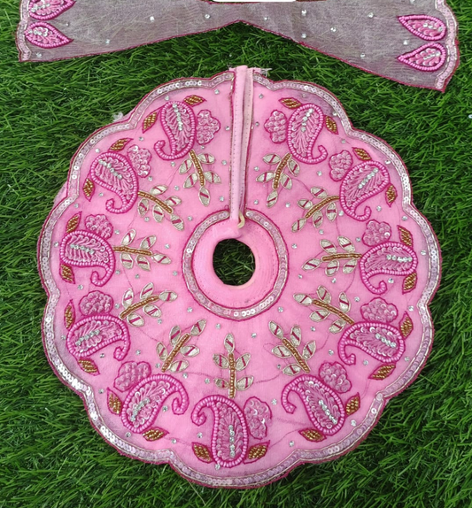 Heavy designer boutique Ladoo gopalji poshak 6 inch