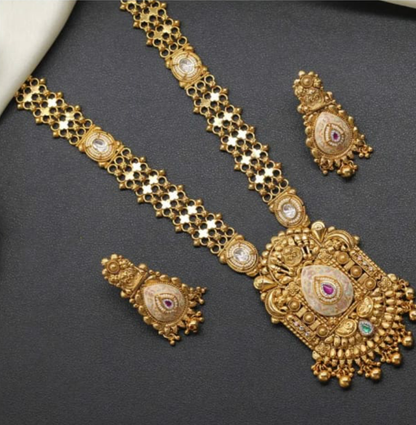 Antique design long Necklace set💫