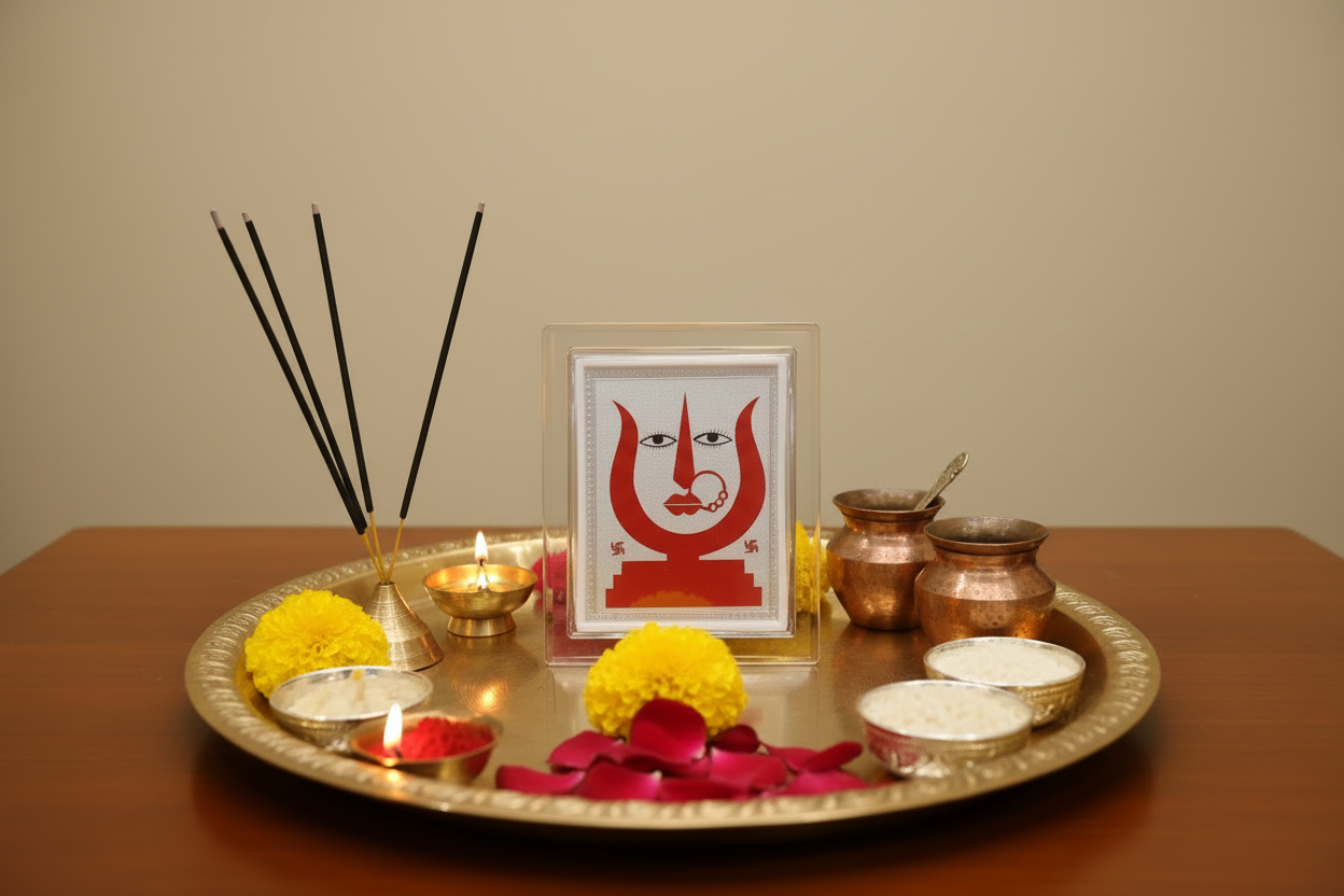 Rani Sati Dadi Pure Silver-Plated Frames for Pooja & Gifting – Pack of 6