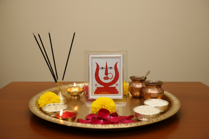 Rani Sati Dadi Pure Silver-Plated Frames for Pooja & Gifting – Pack of 6