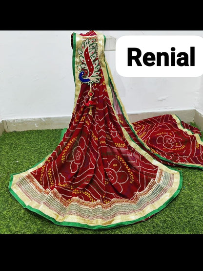 Renial Rajasthani Chunri Odhna