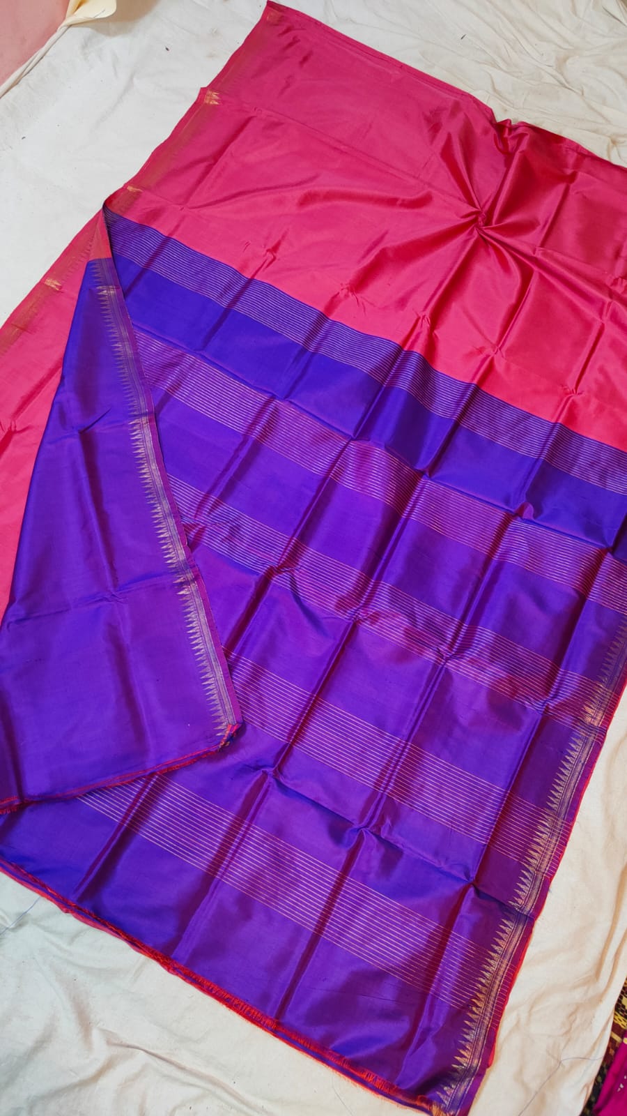 Bishnupur katan silk saree