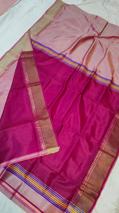 Elegant Bishnupur Katan Silk Saree