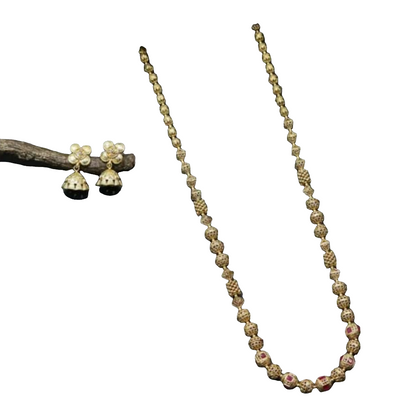 Antique Mala with Earring