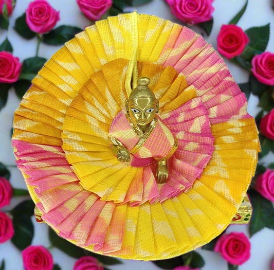 Ladoo Gopalji summer special double frill cotton Poshak🌻