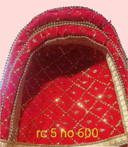 Decorative Chajla Set for Indian Wedding Rituals (Red)✨️
