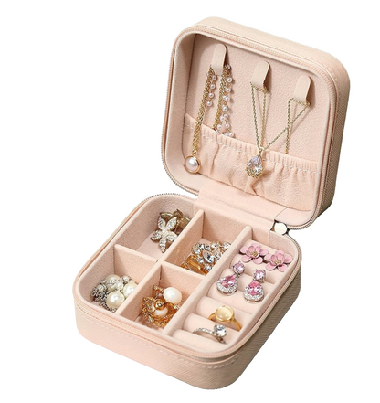 Mini jewelry organiser  box   pack of 2   color: Assorted