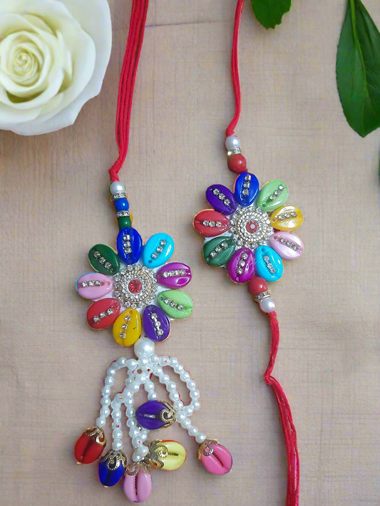 Traditional Ratna Bhaiya Bhabhi set Rakhi