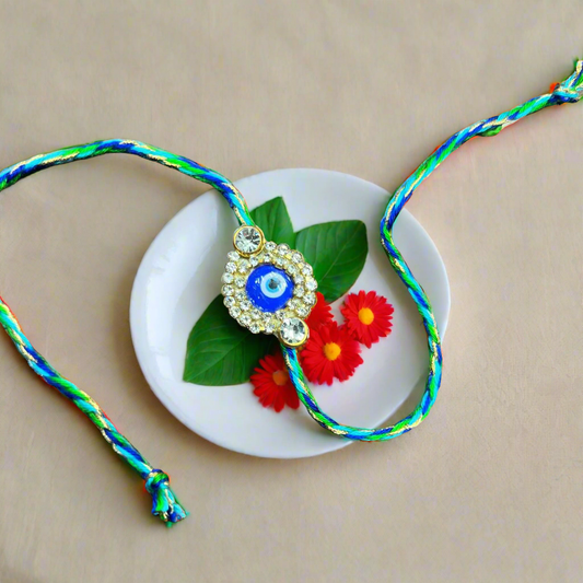 Nazar guard evil eye vibes rakhi