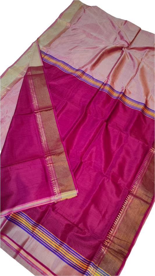 Elegant Bishnupur Katan Silk Saree