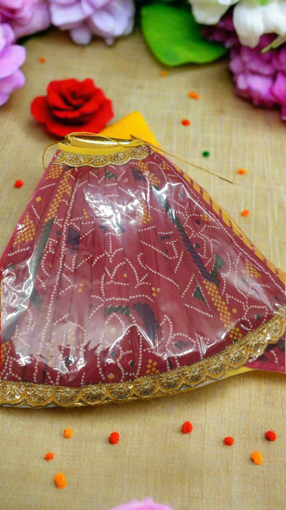 Durga maa chunri poshak 🌹        size : 12 inch 15 inch available/ 65 rs inch