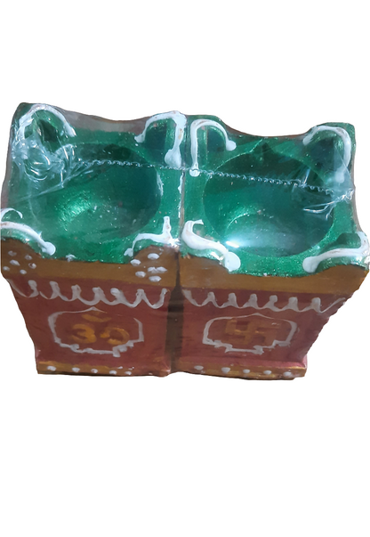 Tulsi terracotta diya 🌹  3* inch