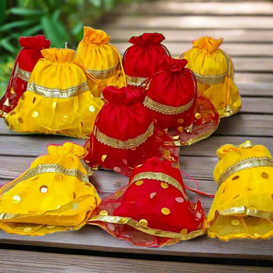 Indian Traditional Potli Bags (pack of 2) #007