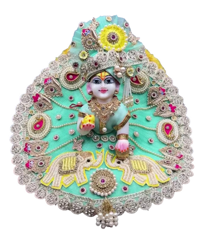 Janmashtami special boutique designer heavy Ladoo gopalji poshak with mukut