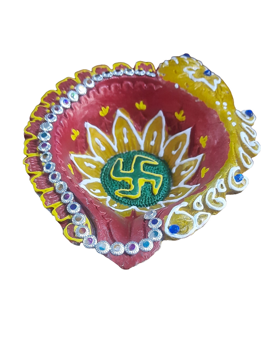 Diwali akhand terracotta  diya 🪔 size 5.5/      height 2.5 inch