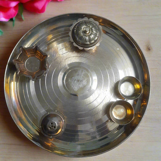 Brass Pooja Thali 011