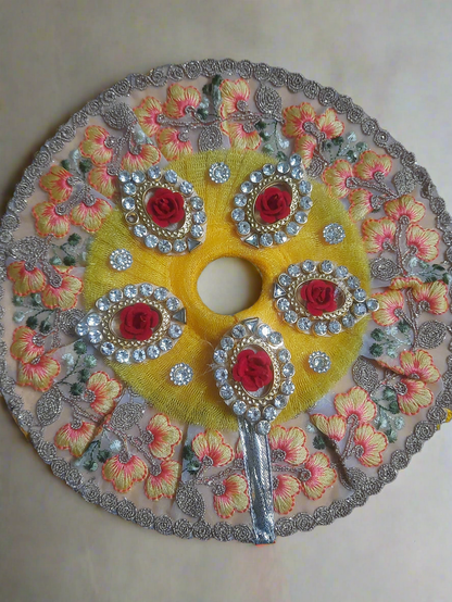 Floral Embroidery Ladoo Gopalji Poshak 🌹