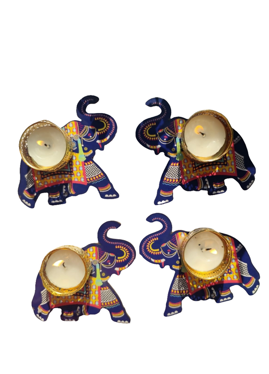 Elephant tealight for diwali decoration 🪔  2 piece (1 pair) set 🌹