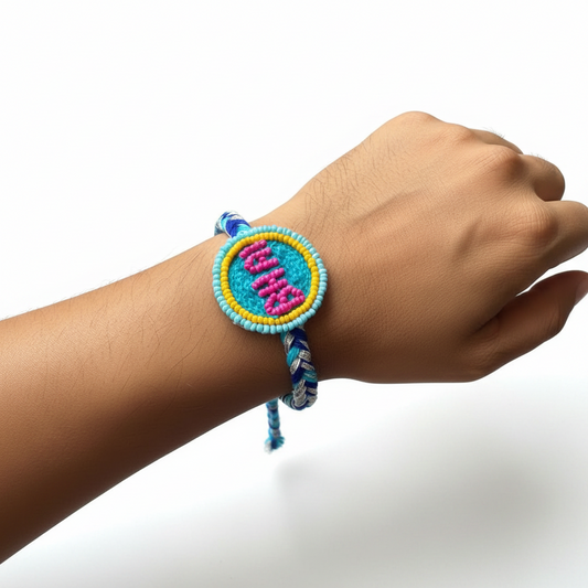 Beautiful handcrafted Bhai Wali Rakhi for brother
