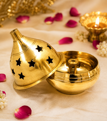 Brass Akhand Jyoti Diya 3 inch