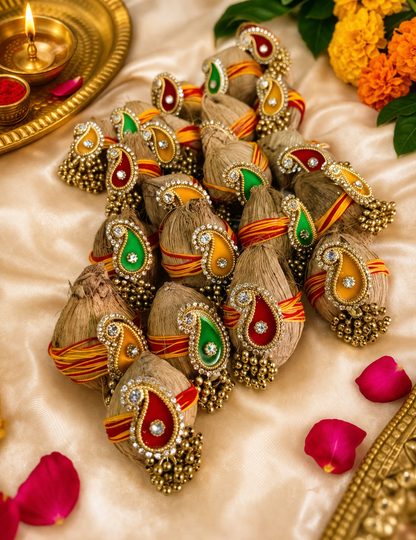 Handmade Decorative Sagun Nariyal for Raksha Bandhan