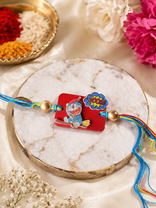 Doraemon cartoon kids Rakhi for brother for Raksha Bandhan