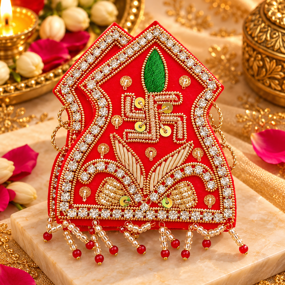 Fancy wedding sehra or sevra for the groom’s traditional Indian wedding attire.